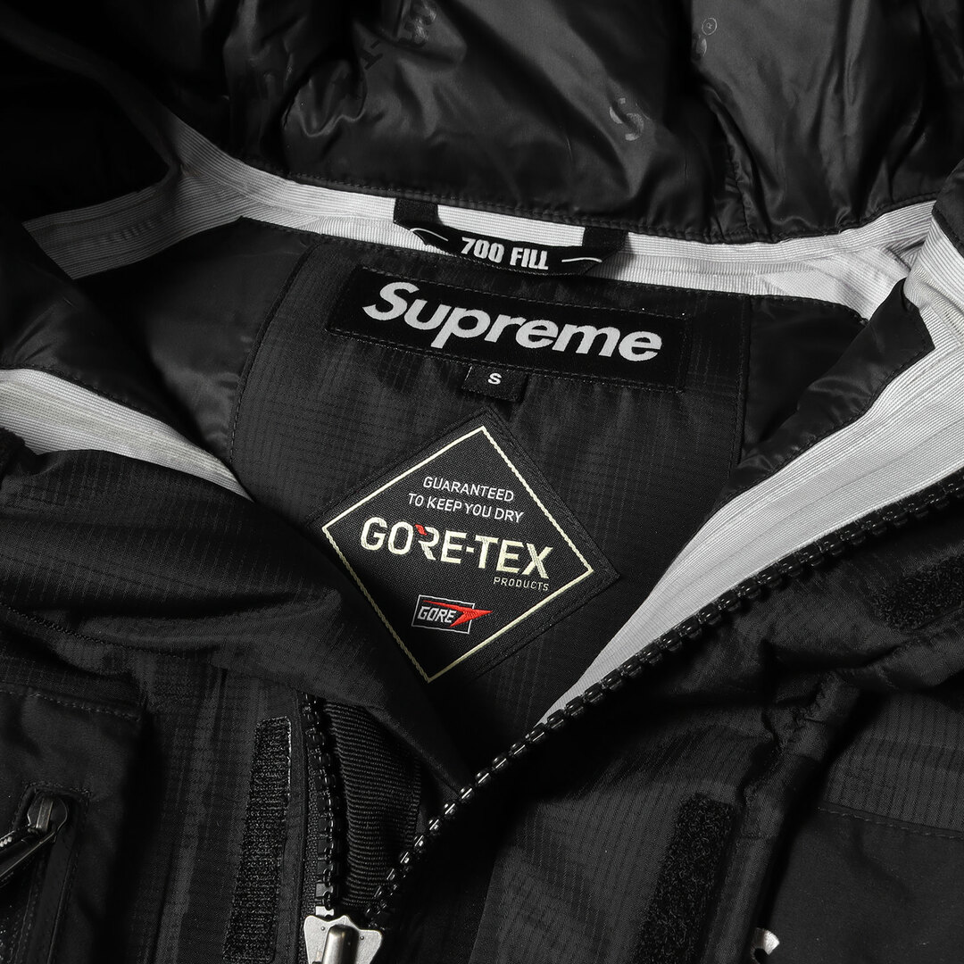 Supreme シュプリーム ジャケット サイズ:S 19AW ゴアテックス ナイロン ダウン ジャケット ダウンパーカー GORE-TEX  700-Fill Down Parka ブラック 黒 アウター ブルゾン【メンズ】【中古】