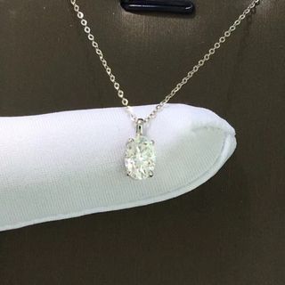 newカラー】1.0ct ハートモアサナイト ネックレス k18-