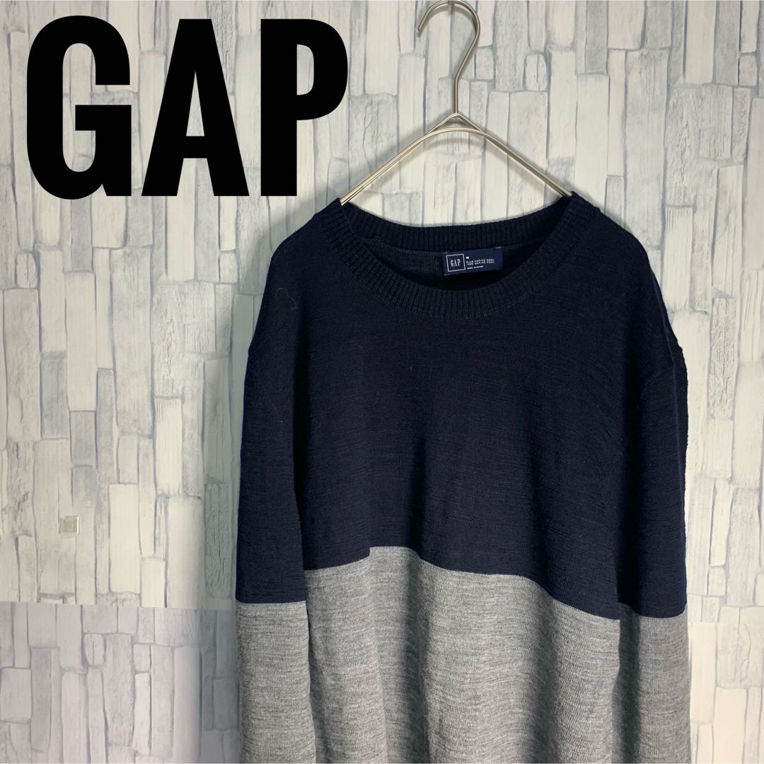 GAP(ギャップ)の[美品] GAP ギャップ 長袖 ニット メンズのトップス(ニット/セーター)の商品写真