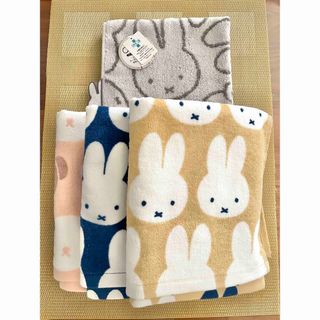 ミッフィー(miffy)のミッフィー　フェイスタオル&ハンドタオル　4枚セット(キャラクターグッズ)