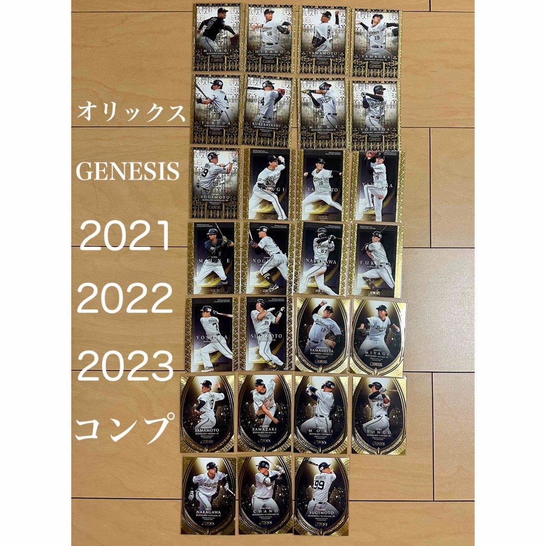 オリックス・バファローズ(オリックスバファローズ)のBBM GENESIS オリックス 2021〜2023 コンプリートセット エンタメ/ホビーのタレントグッズ(スポーツ選手)の商品写真