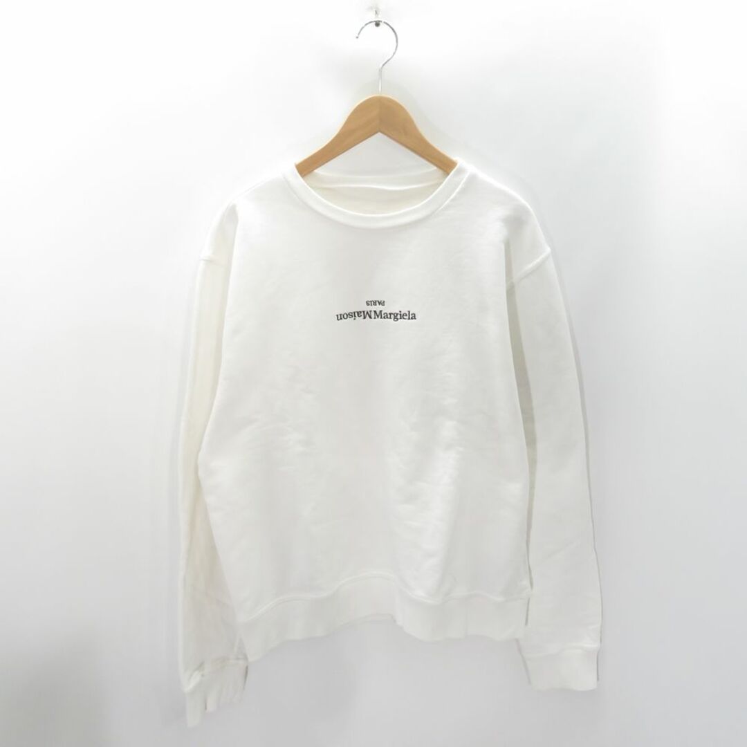 Maison Margiela 21ss EMBROIDERY UPSIDE DOWN LOGO CREW NECK S50GU166 Size-50