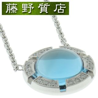 ショーメ(CHAUMET)の（新品仕上げ済）ショーメ CHAUMET クラスワン クルーズ ネックレス K18 WG × ブルートパーズ × ダイヤモンド ペンダント 8556(ネックレス)