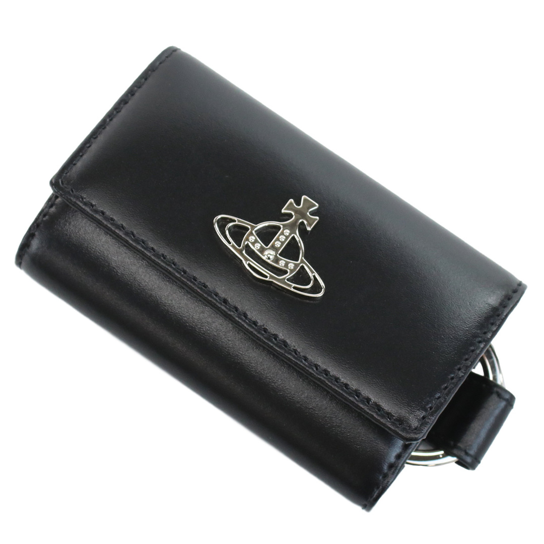 Vivienne Westwood ヴィヴィアン・ウエストウッド 51120007 5連キーケース/レザー BLACK ブラック ユニセックス