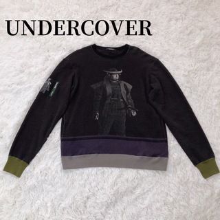 黒3新品 UNDERCOVER メンズ PSYCHO パッチ スウェット シャツ