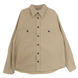 VISVIM ビズビム 長袖シャツ 21SS 0121205011002 ALBACORE GARUDA SHIRT L/S アルバコア 長袖 パッチシャツ  ホワイト系 3