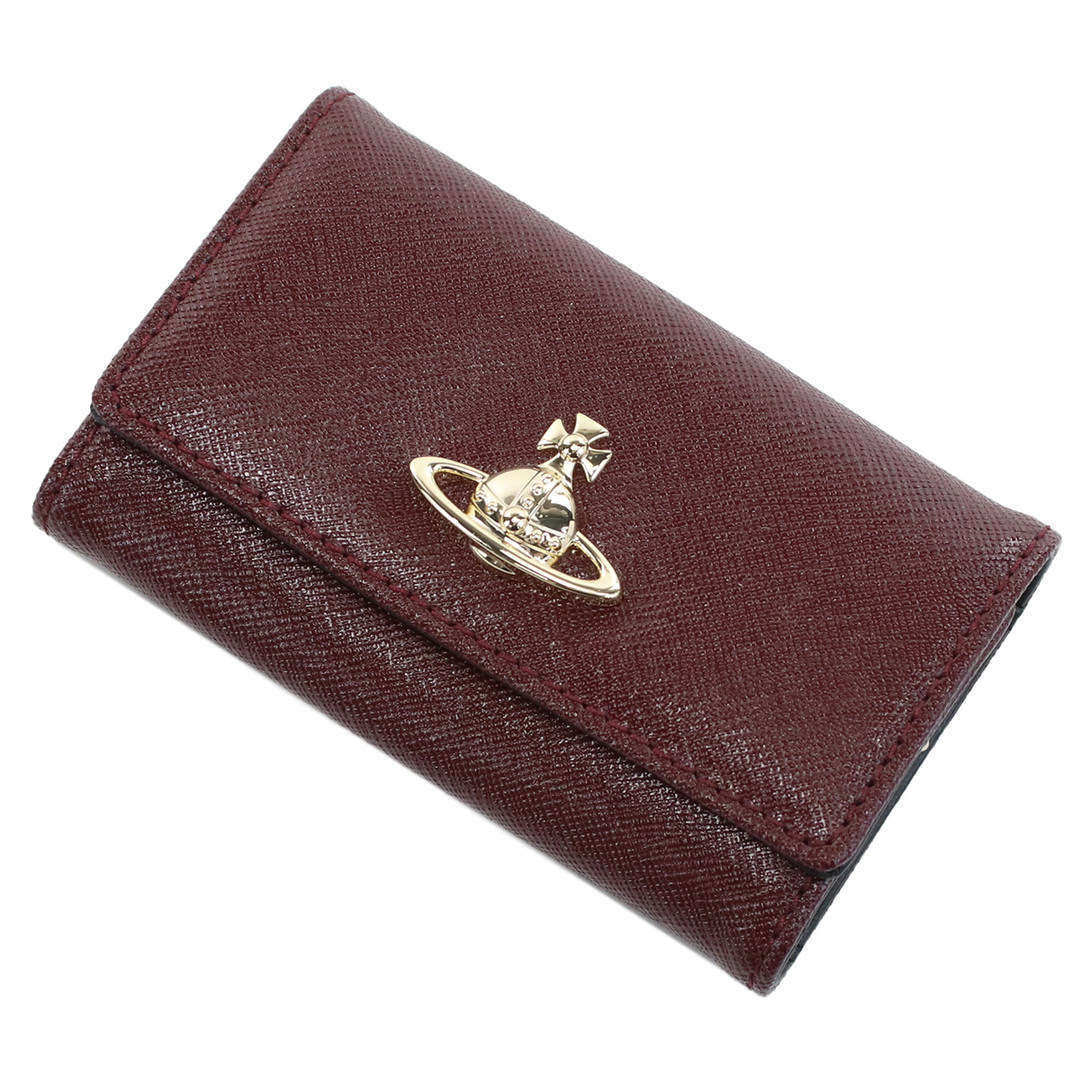 Vivienne Westwood ヴィヴィアン・ウエストウッド 51020001 4連キーケース/レザー BURGUNDY ボルドー ユニセックス