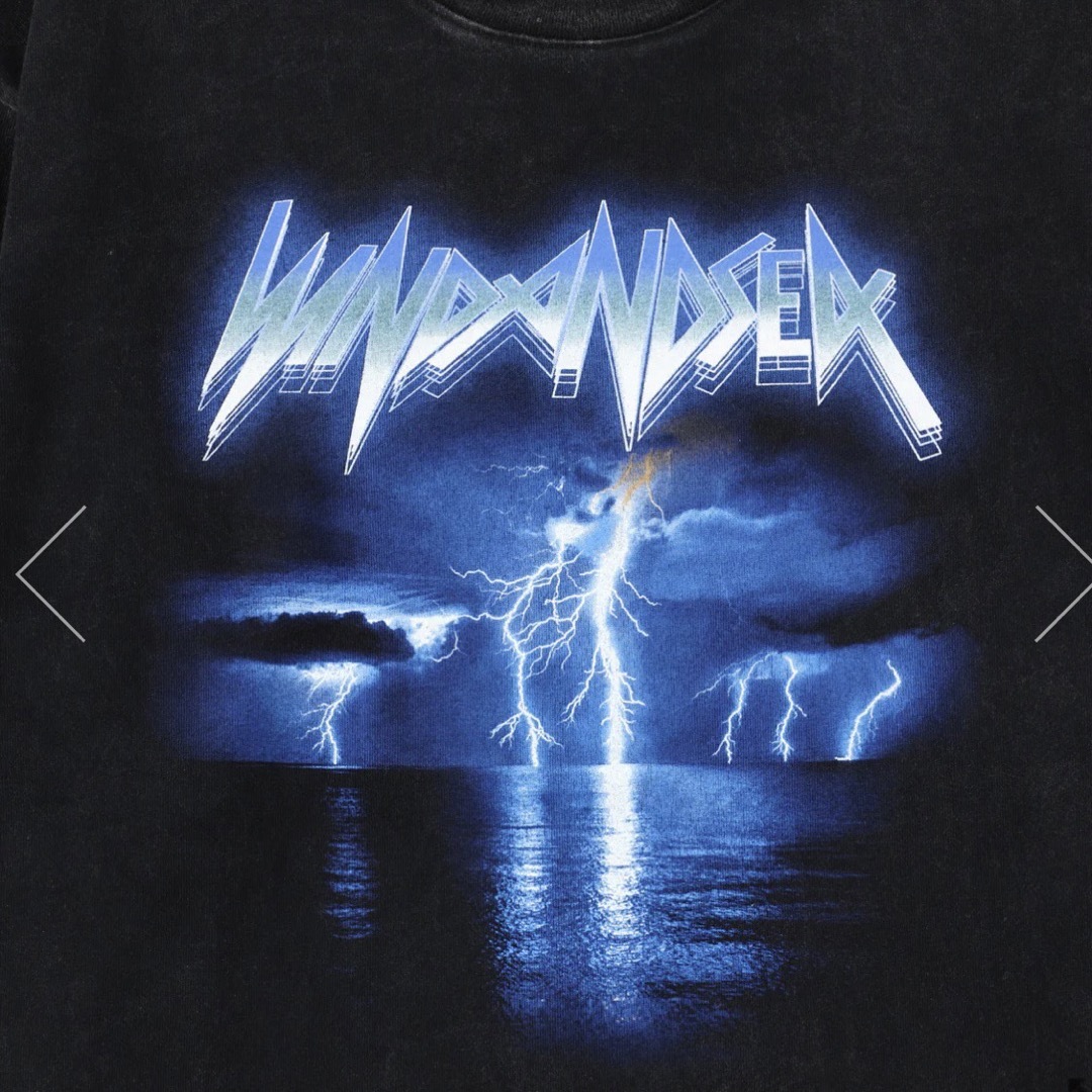 SEA (IRIDESCENT) T-SHIRT﻿ / BLACK M