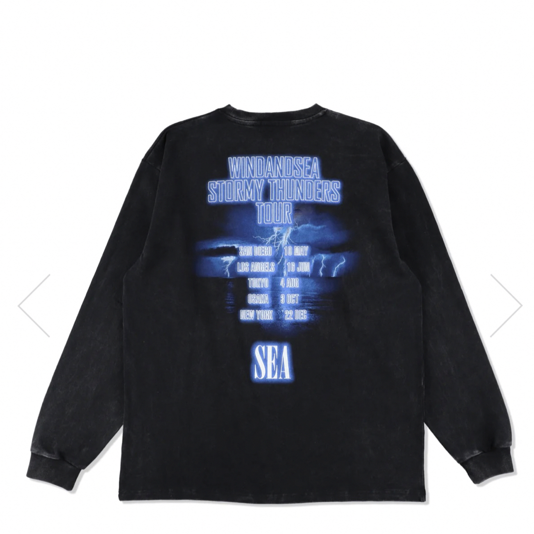 WIND AND SEA Metal L/S T Shirt BLACK M-