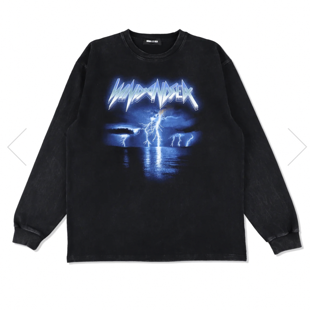 WIND AND SEA Metal L/S T Shirt BLACK   M