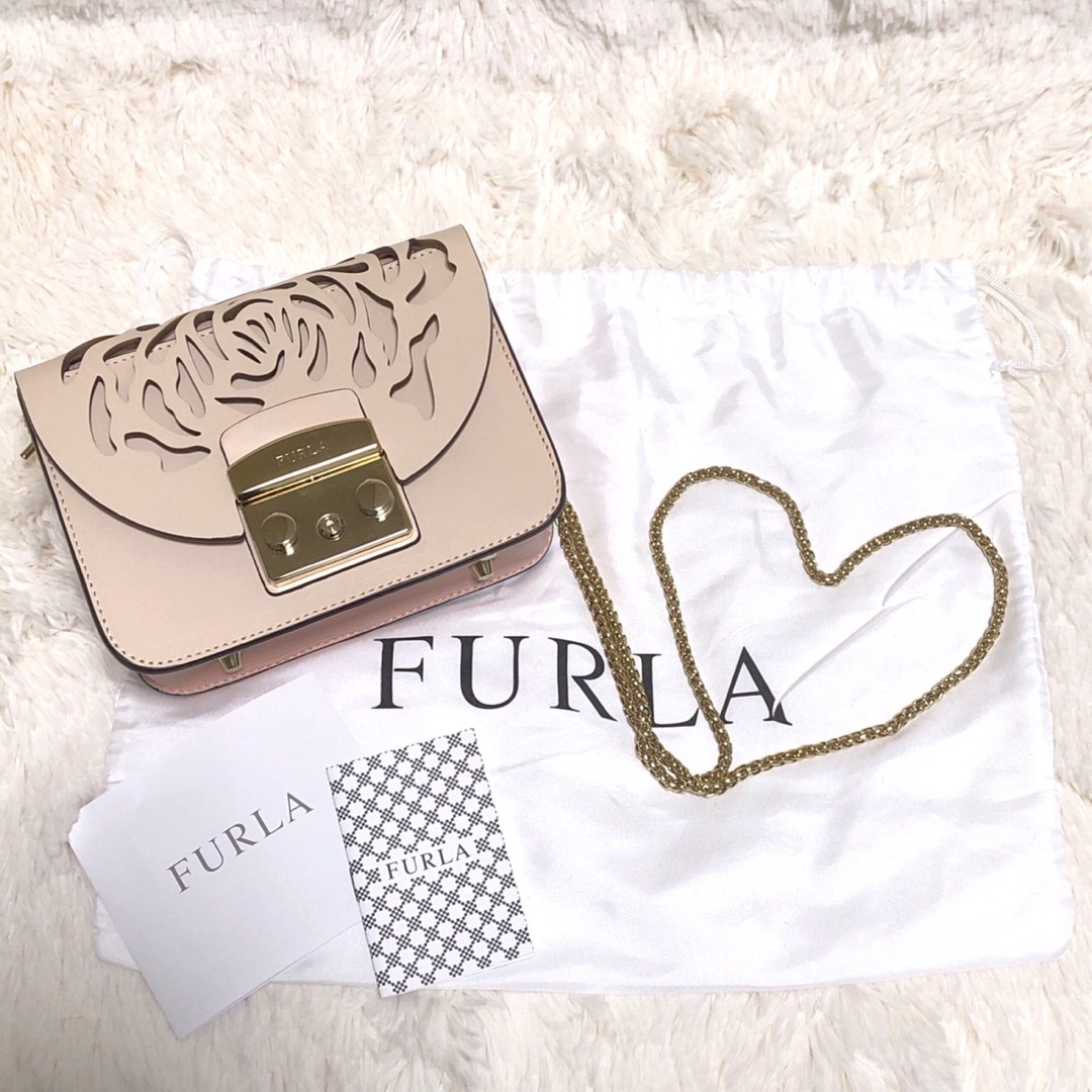 Furla - ‪☆超極美品‪☆ FURLA メトロポリス チェーンショルダー 切り‬‬ ...