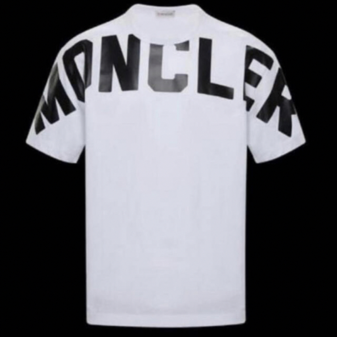 MONCLER(モンクレール)の★定価42,900円★MONCLER ロゴ Tシャツ Ｓ　ホワイト モンクレール メンズのトップス(Tシャツ/カットソー(半袖/袖なし))の商品写真