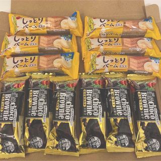 ブルボン(ブルボン)のブルボンお菓子詰合せ　濃厚チョコブラウニー　しっとりバーム　各６本　計12本(菓子/デザート)