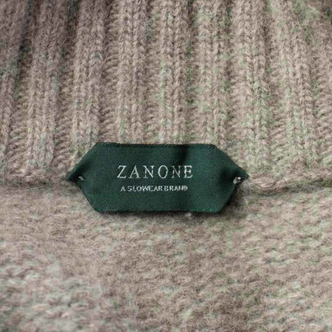 ZANONE(ザノーネ)のZANONE カーディガン ニット 長袖 ウール アンゴラ混 46 M ベージュ メンズのトップス(カーディガン)の商品写真