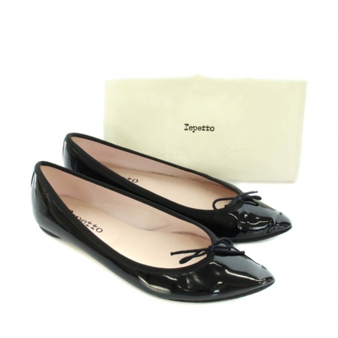 repetto(レペット)のRepetto バレエシューズ フラットシューズ ポインテッドトゥ 38.5 黒 レディースの靴/シューズ(バレエシューズ)の商品写真