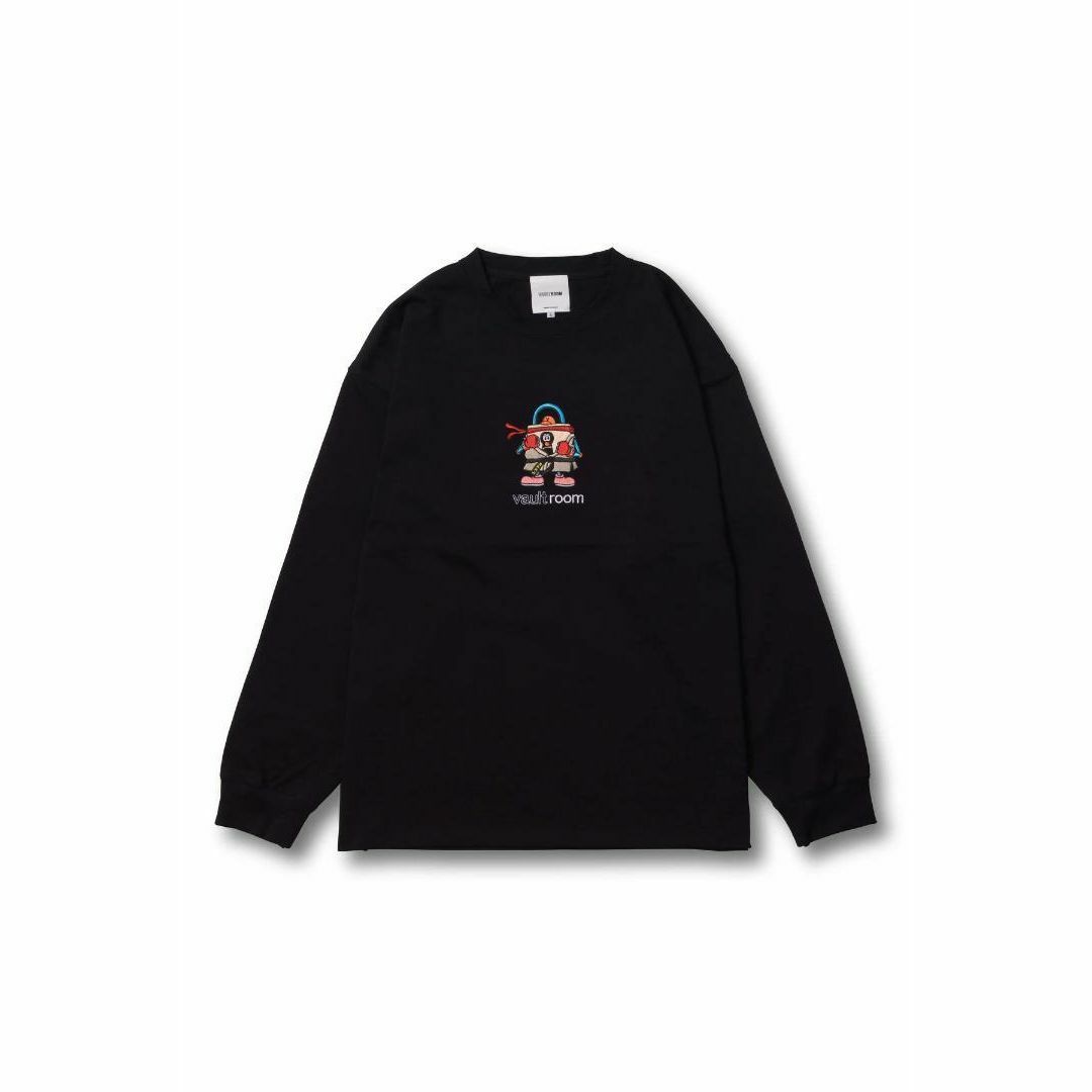 柄デザインプリントVAULTROOM×SPYGEA BIG L/S TEE