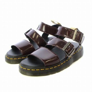 Dr.Martens ドクターマーチン LOGO STRAP SPORT SANDAL AW004 SH12V ロゴストラップスポーツサンダル シャークソール厚底ストラップサンダル ブラック レディース