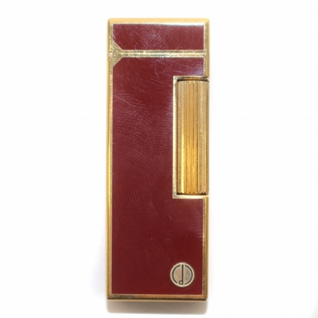 Dunhill - ダンヒル ガスライター ローラー式 dロゴ 箱付き 赤 レッド