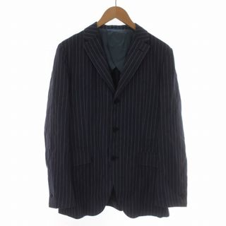 Lanvin en Bleu　ストライプジャケットスーツ　総裏地　L ~LL