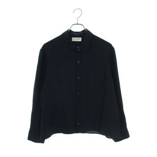 サンローラン(Saint Laurent)のサンローランパリ  653860 Y2G62 ストライプ柄シルク長袖シャツ メンズ 37(シャツ)