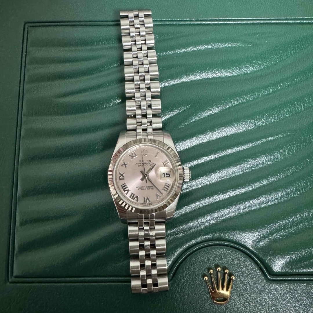 ROLEX ロレックス 179174 ステンレス 自動巻き腕時計 ピンクローマ