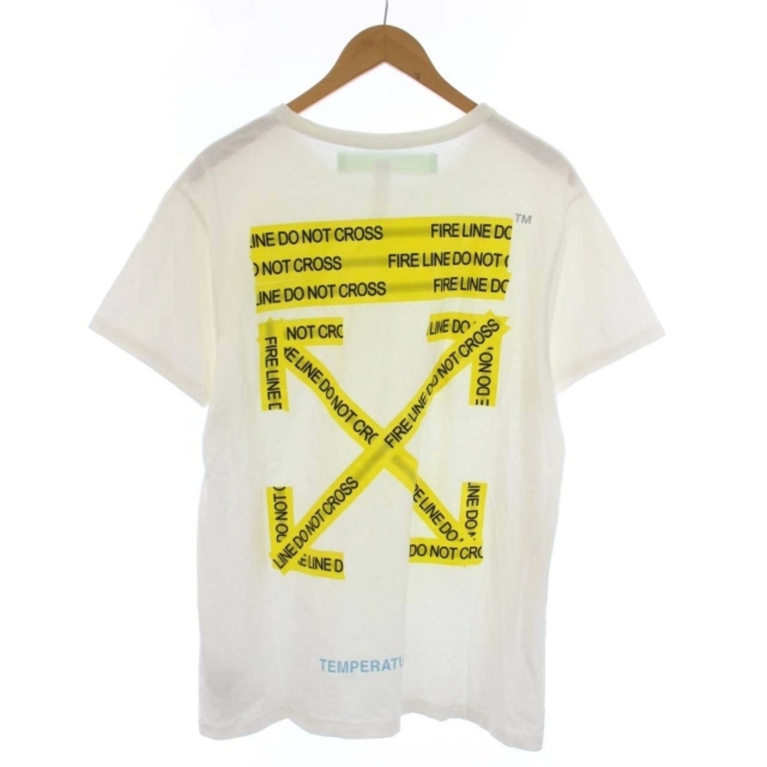 OFF WHITE FIRETAPE S/S TEE Tシャツ 半袖 XS 白