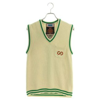 グッチ(Gucci)のグッチ  683099 XKB73 パイナップルニットベスト メンズ XS(ベスト)