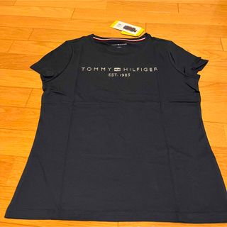 トミーヒルフィガー(TOMMY HILFIGER)のTOMMY トミーヒルフィガー TシャツレディースSサイズ ネイビー(Tシャツ(半袖/袖なし))