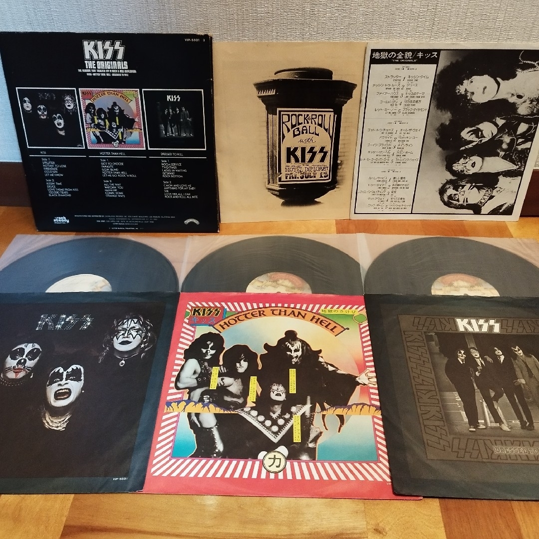 Kiss THE ORIGINALS　LP盤レコード　アルバム　3枚セット