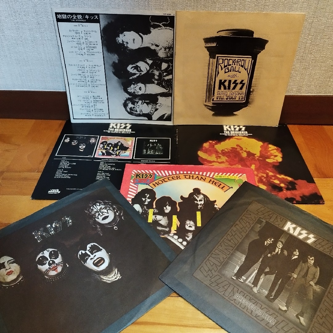 KISS／地獄の全貌 (The Originals)／キッスLPレコード3枚組 エンタメ/ホビーのCD(ポップス/ロック(洋楽))の商品写真