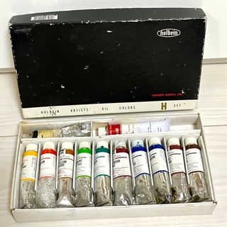 ホルベインコウギョウ(ホルベイン工業)の油絵具　１２色セット　（ホルベイン、マツダ）(絵の具/ポスターカラー)