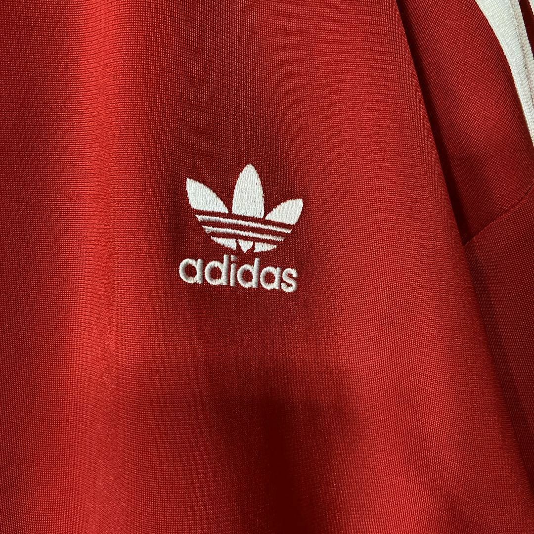 【トラックジャケット、ハイネック】adidasワンポイント刺繍ロゴジャージ