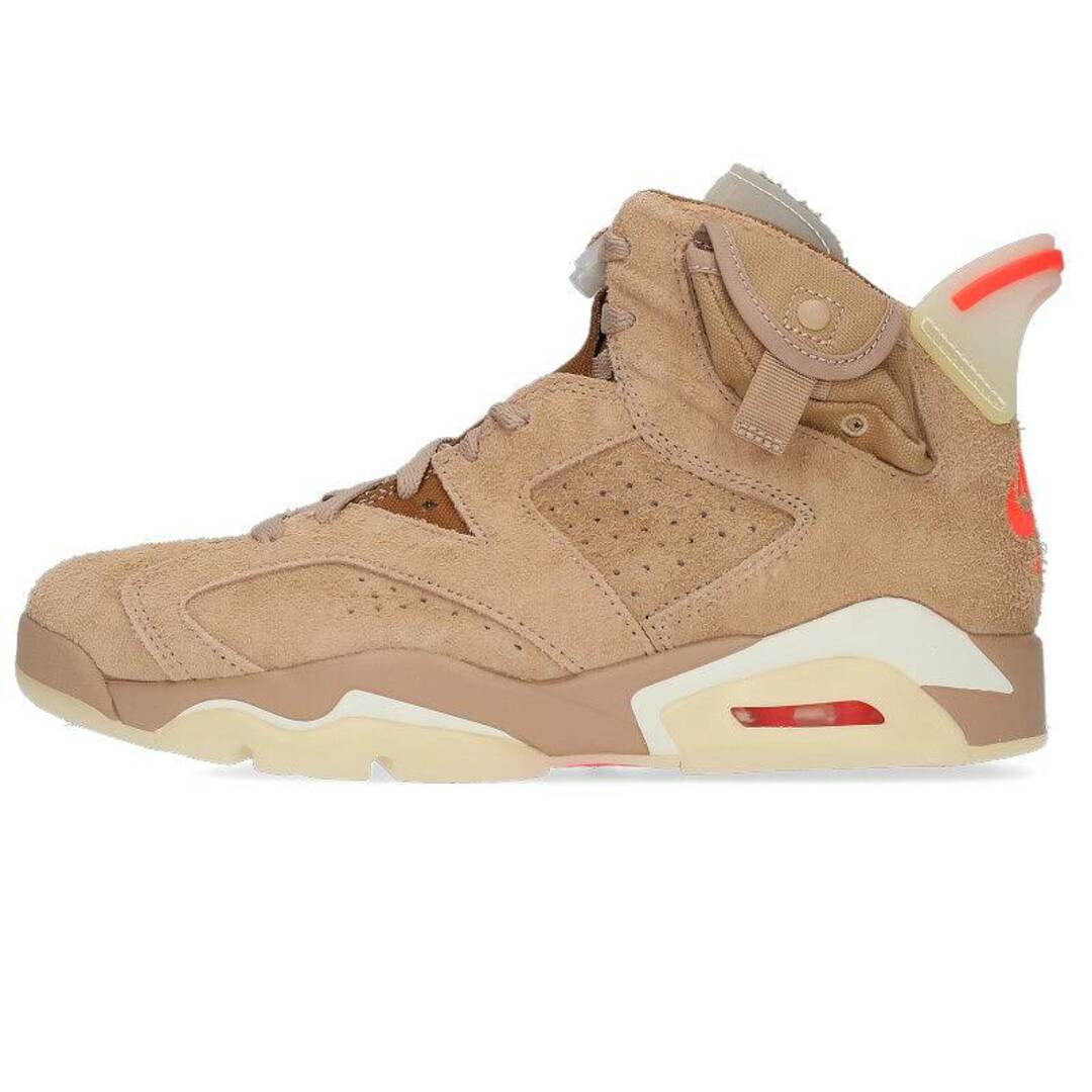 ナイキ ×トラヴィススコット Travis Scott  AIR JORDAN 6 SP BRITISH KHAKI DH0690-200 エアジョーダン6ブリティッシュカーキスニーカー メンズ 26cm