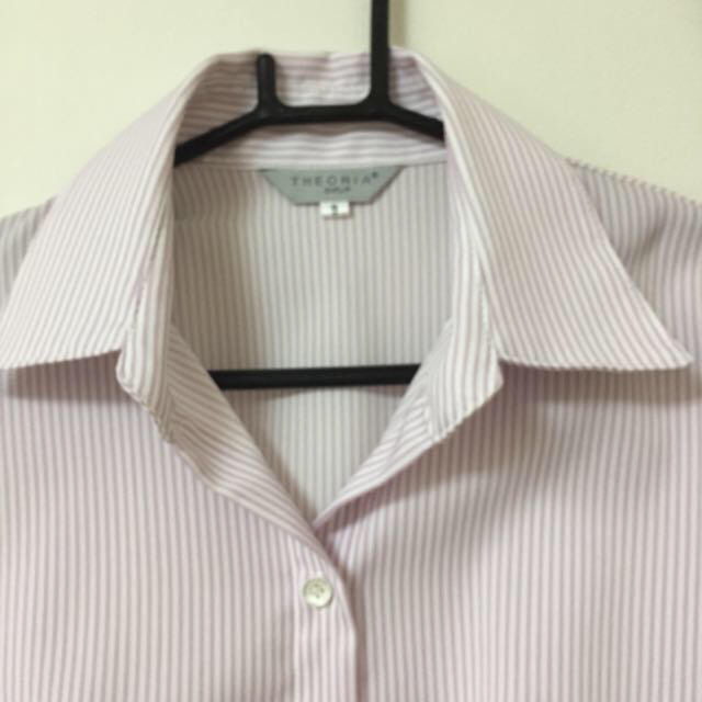 ピンクのストライプシャツと黒のドットシャツおまとめ♡ レディースのトップス(シャツ/ブラウス(長袖/七分))の商品写真