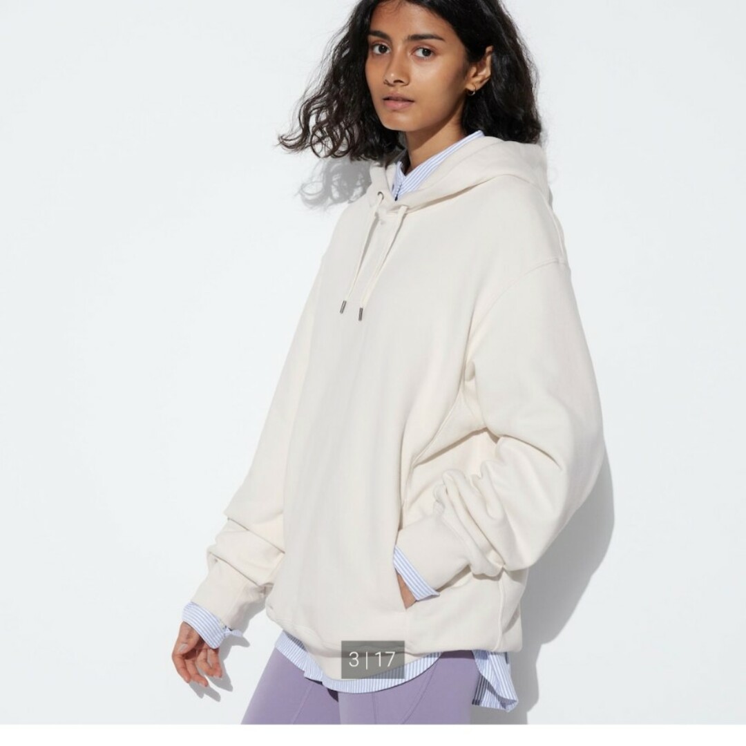 UNIQLO(ユニクロ)の新品　UNIQLO　スウェットプルパーカー　M 　男女兼用 メンズのトップス(パーカー)の商品写真