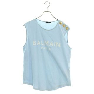 定価40700新品！　BALMAIN バルマン　ノースリーブ　ロゴタンクトップ　ホワイト