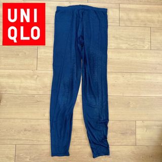 ユニクロ(UNIQLO)のUNIQLO ユニクロ ヒートテックレギンス（10分丈）ネイビー(レギンス/スパッツ)