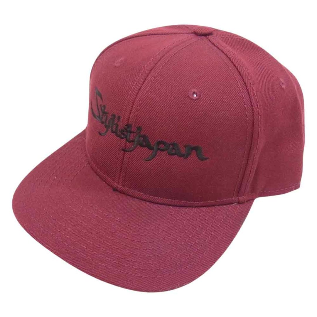 約12cm頭回りザスタイリストジャパン TheStylistJapan キャップ ロゴ BB CAP エンジ系 ONE SIZE