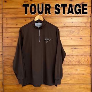 ツアーステージ(TOURSTAGE)のTOUR STAGE  ハーフジップ　ポロシャツ   ドライ(ウエア)