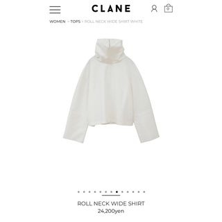 クラネ(CLANE)の2023 AW CLANE ROLL NECK WIDE SHIRT(シャツ/ブラウス(長袖/七分))