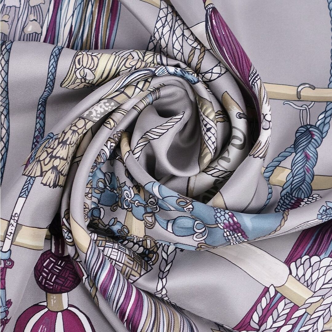 HERMES - 美品 エルメス HERMES スカーフ カレ90 Pasementerie HERMES - 美品 エルメス HERMES スカーフ カレ90 Pasementerie