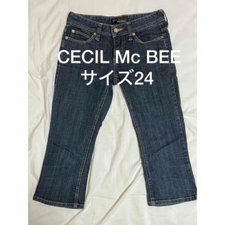 セシルマクビー(CECIL McBEE)のセシルマクビー CECIL Mc BEE デニム ジーンズ 7分丈(デニム/ジーンズ)