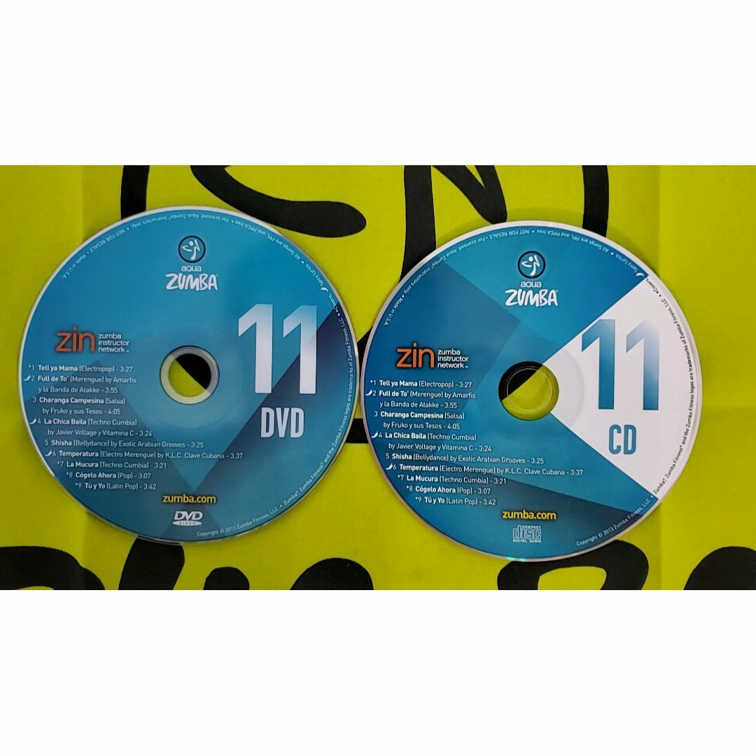 AQUAZUMBA11　アクアズンバ　ZUMBA　ズンバ　CD　DVD