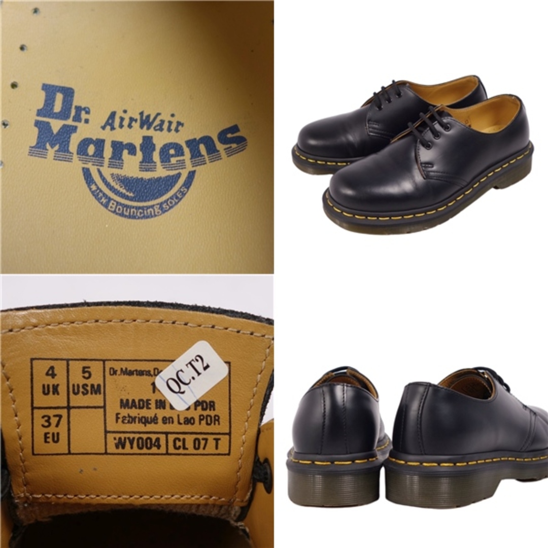 Dr.Martens(ドクターマーチン)の美品 ドクターマーチン Dr.Martens レザーシューズ ダービーシューズ 3ホール 1461 スムースレザー シューズ レディース UK4(23cm相当) ブラック レディースの靴/シューズ(その他)の商品写真