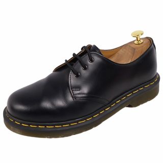 ドクターマーチン(Dr.Martens)の美品 ドクターマーチン Dr.Martens レザーシューズ ダービーシューズ 3ホール 1461 スムースレザー シューズ メンズ UK7(26cm相当) ブラック(ドレス/ビジネス)