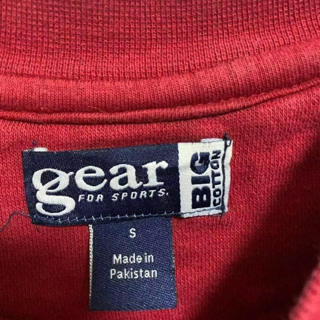 90S vintage スウェット トレーナー 赤 プリント ゆるだぼ