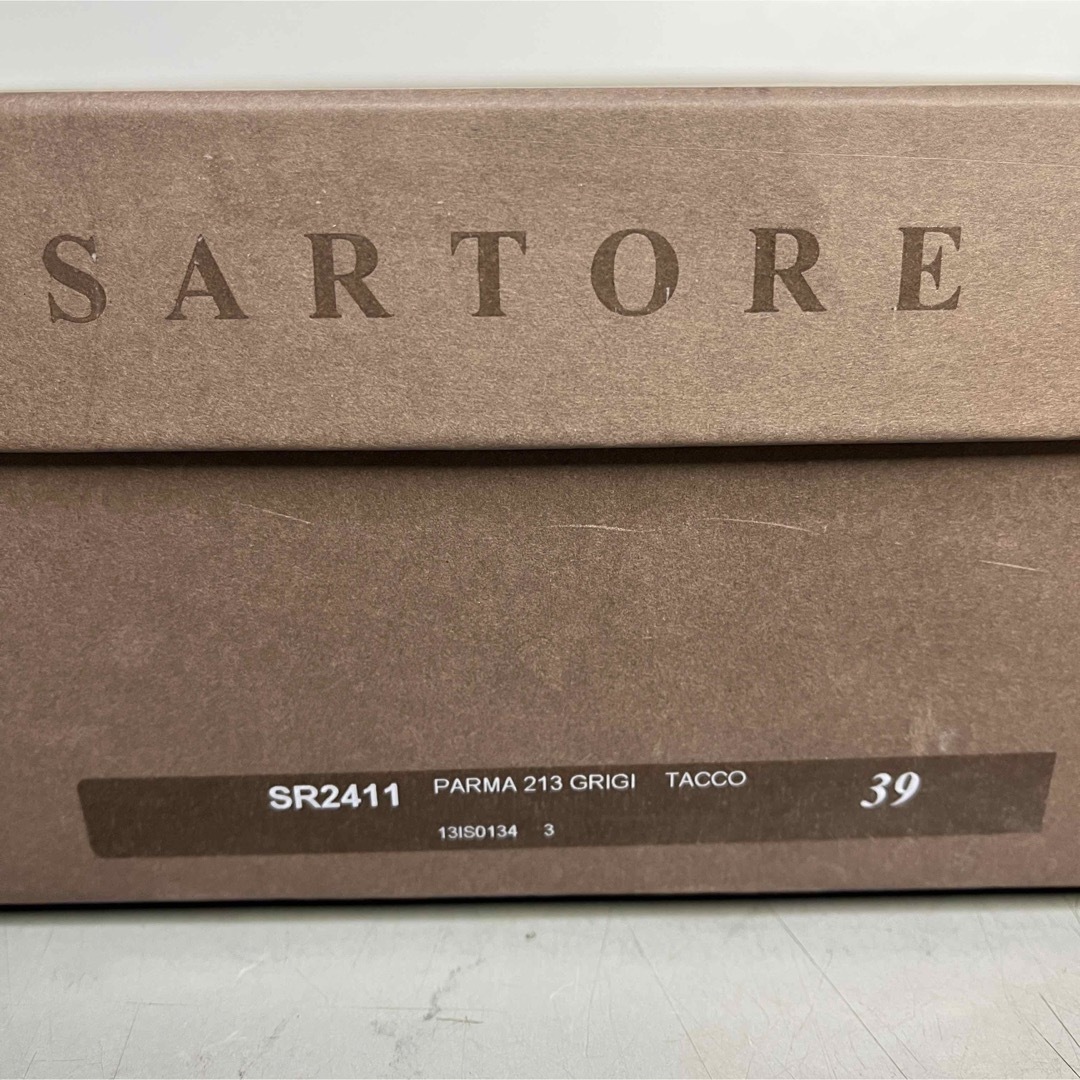 SARTORE - 39 SARTORE 2WAY ロングブーツ グレー ブラウン サルトル 25 ...