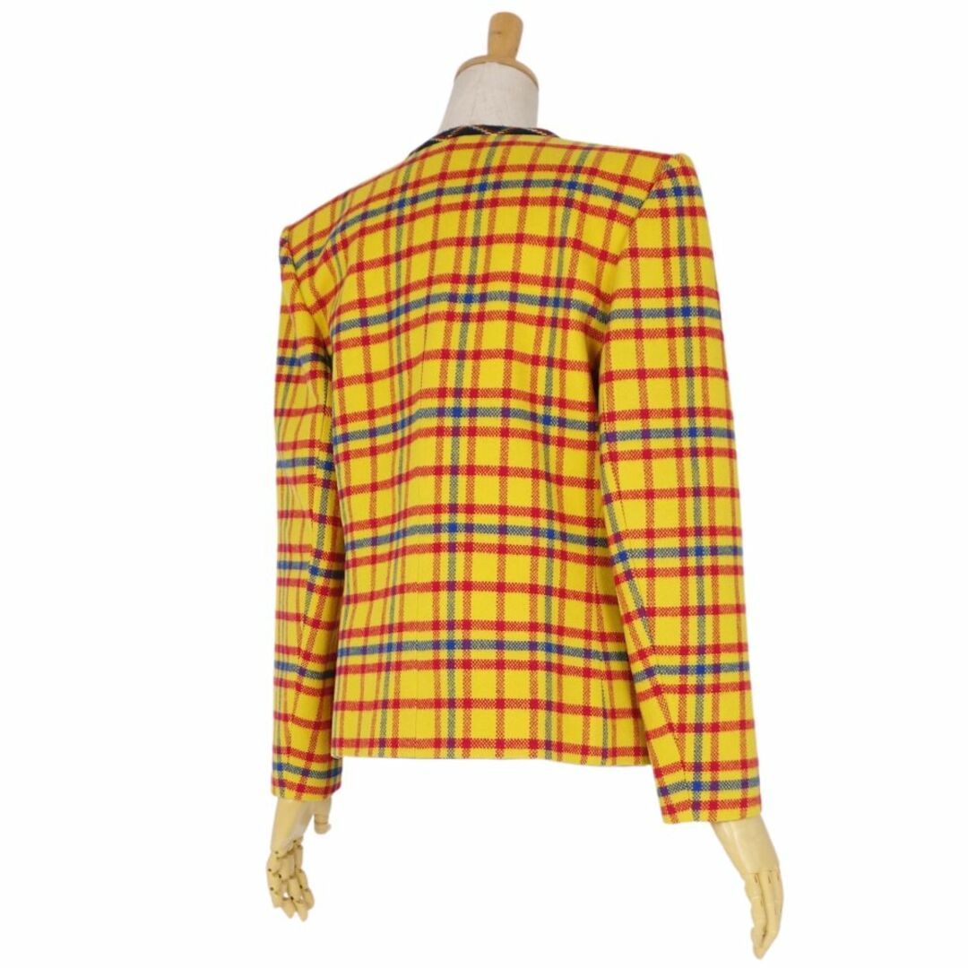 SAINT LAURENT - Vintage イヴサンローラン ジャケット チェック SAINT LAURENT - Vintage イヴサンローラン ジャケット チェック