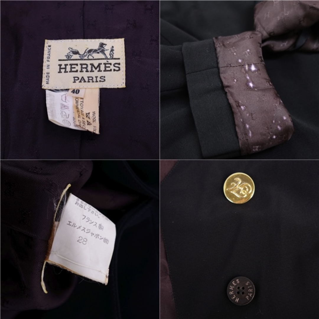 HERMES - 美品 エルメス HERMES セットアップ スカートスーツ HERMES - 美品 エルメス HERMES セットアップ スカートスーツ