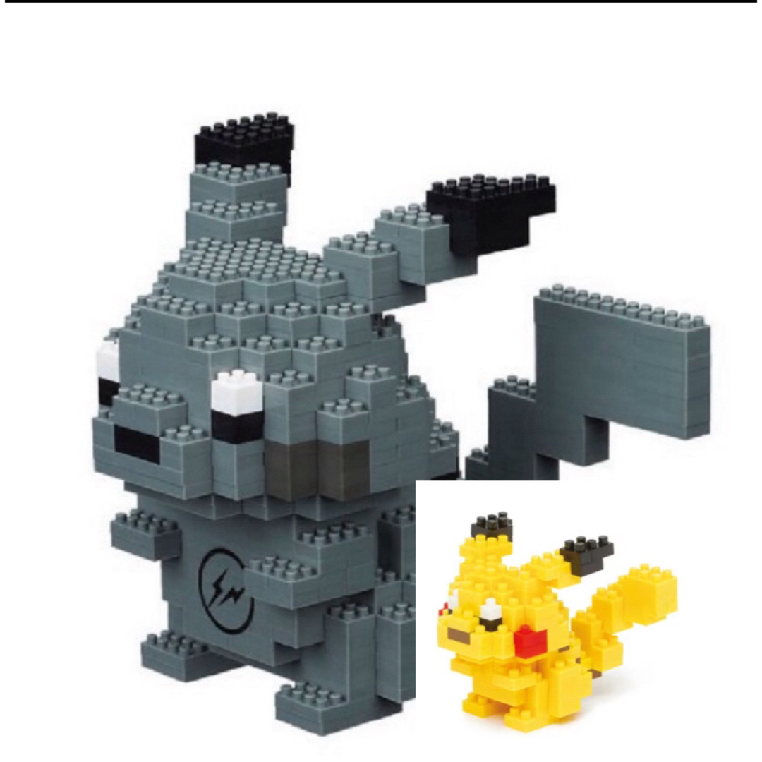 FRAGMENT(フラグメント)のFRAGMENT nanoblock pokemon ピカチュウ セット エンタメ/ホビーのおもちゃ/ぬいぐるみ(キャラクターグッズ)の商品写真